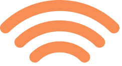 orange Logo waves